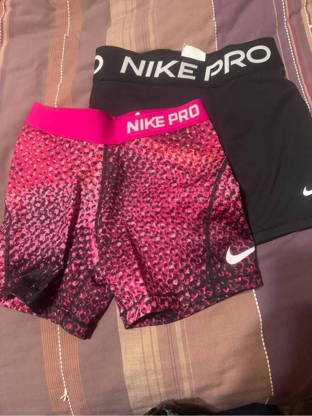 Two Nike Pro Shorts